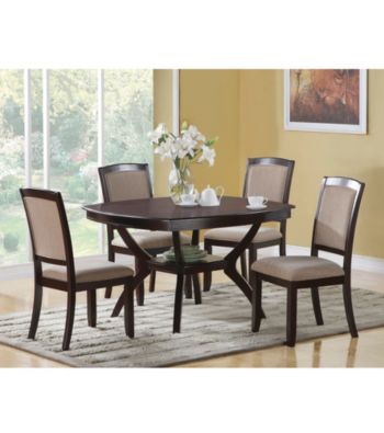 Monarch Contemporary Cappuccino Ash Veneer Dining Collection