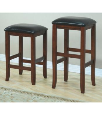 Monarch Set of 2 Dark Oak Barstools