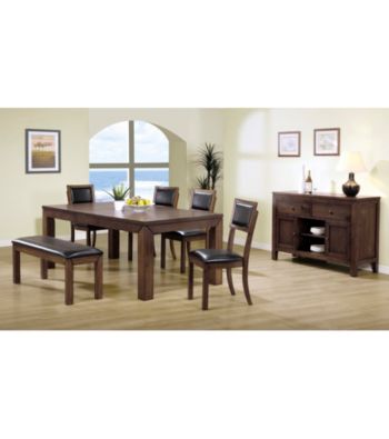 Monarch Dark Acacia Veneer Dining Collection