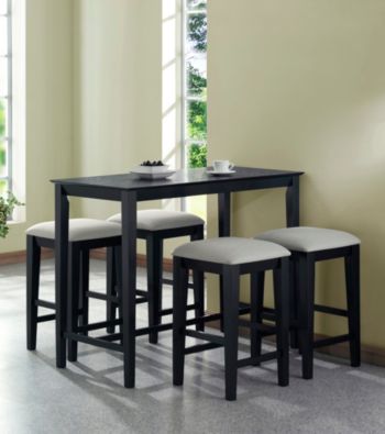 Monarch Black Grain Counter Height Dining Collection