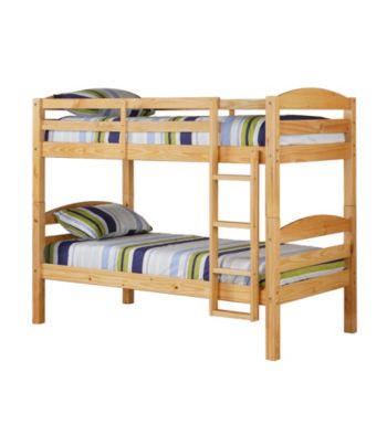 Homepage > bed bath > w designs natural twin solid wood bunk bed