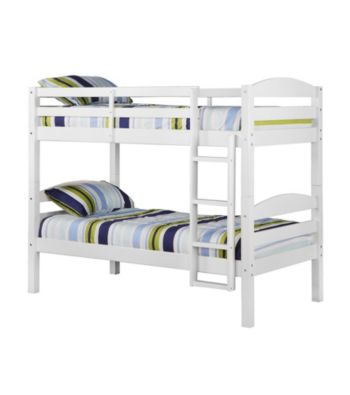 W. Designs White Twin Solid Wood Bunk Bed