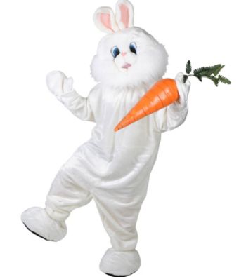 Easter Bunny Plush Economy Mascot Adult Costume