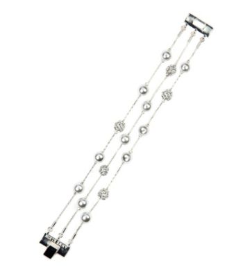 Anne Klein® Silvertone Illusion Bracelet