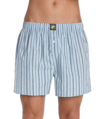 John Bartlett Statements Men's Blue Striped Boxer Shorts