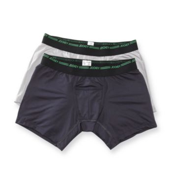 Jockey® Men's Graphite and Silver 2-Pack Boxer Briefs