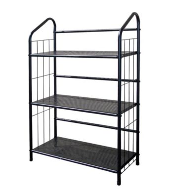 Ore International™ Black Metal Book Shelf