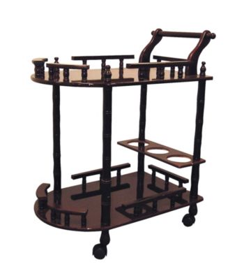 Ore International™ Cherry 2-Tier Wine Table