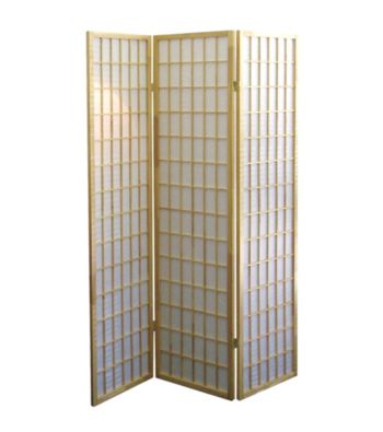 Ore International™ Natural Panel Room Divider