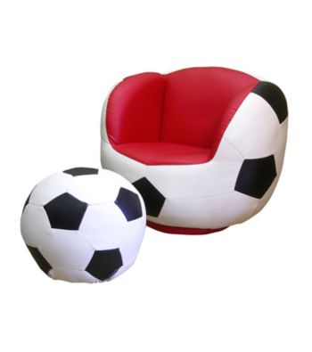 Ore International™ Soccer Chair & Ottoman Set