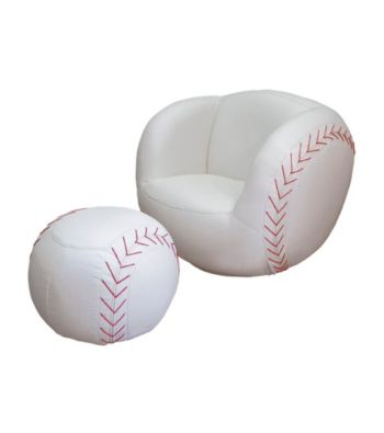 Ore International™ Baseball Chair & Ottoman set