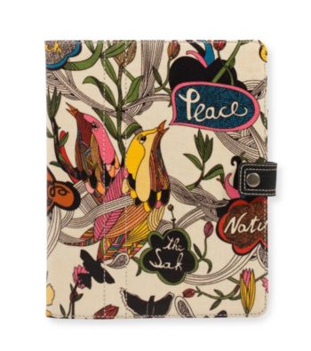sakroots™ by The Sak® White Peace Print Ipad Folio