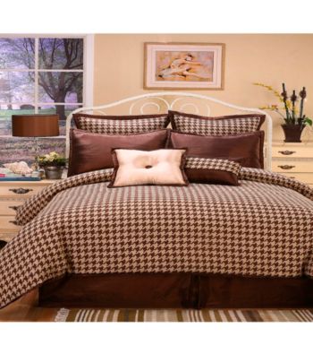 Houndstooth 8-pc. Comforter Set by Home Fashions International