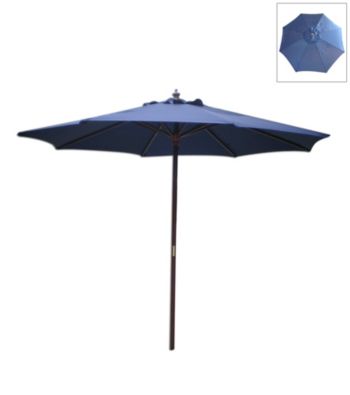 International Concepts 9' Navy Market Umbrella