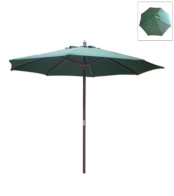 International Concepts 9' Hunter Green Market Umbrella