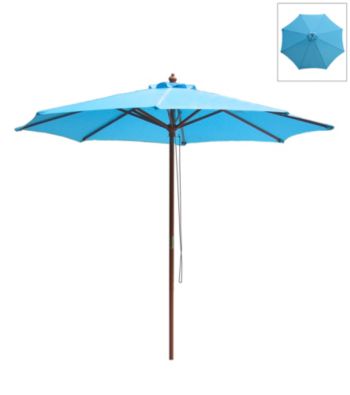 International Concepts 9' Mountain Blue Market Umbrella
