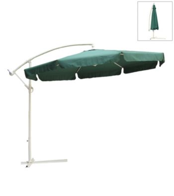 International Concepts 10' Offset Hunter Green Market Umbrella