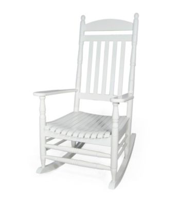 International Concepts White Traditional Porch Rocker