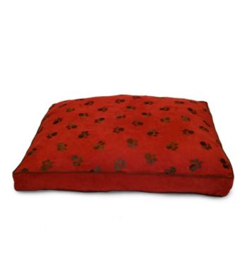 Home Fashions International Ultima Suede Paw Print Dog Bed
