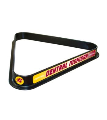 Trademark Games™ Central Michigan University Billiard Ball Triangle Rack