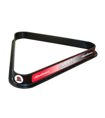 Trademark Games™ Miami University, Ohio Billiard Ball Triangle Rack