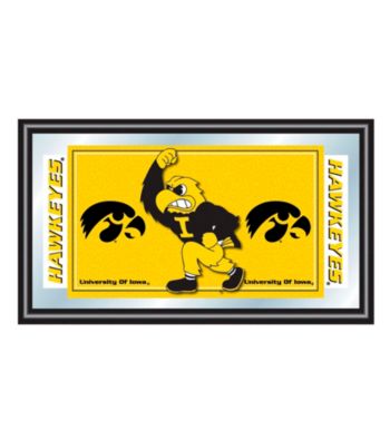 Trademark Games™ University of Iowa Logo and Mascot Framed Mirror