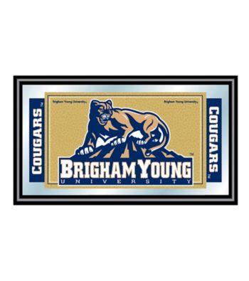 Trademark Games™ Brigham Young University Logo and Mascot Framed Mirror
