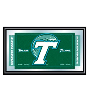 Trademark Games™ Tulane University Logo and Mascot Framed Mirror
