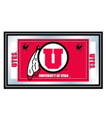 Trademark Games™ University of Utah Logo and Mascot Framed Mirror