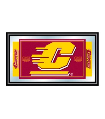 Trademark Games™ Central Michigan University Logo and Mascot Framed Mirror
