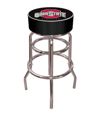 Trademark Games™ Ohio State University Logo Padded Bar Stool - Black