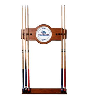 Trademark Games™ Gonzaga University Wood & Mirror Wall Cue Rack