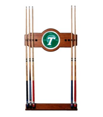 Trademark Games™ Tulane University Wood & Mirror Wall Cue Rack