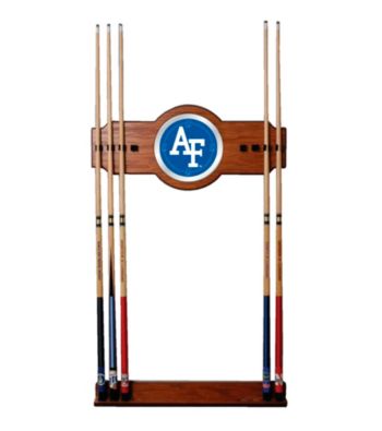 Trademark Games™ Air Force Wood and Mirror Wall Cue Rack