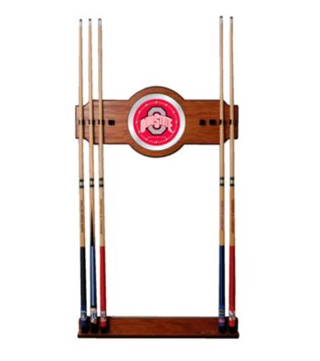 Trademark Games™ The Ohio State University Wood and Mirror Wall Cue Rack