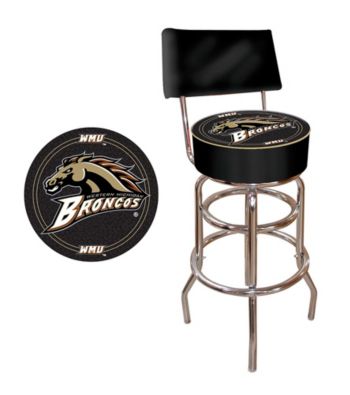 Trademark Games™ Western Michigan University Padded Bar Stool with Back