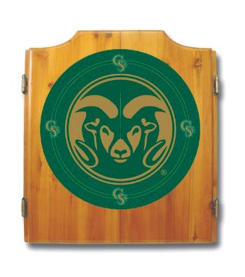 Trademark Games™ Colorado State University Dart Cabinet - !ncludes Darts and Board