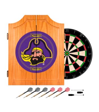 Trademark Games™ East Carolina University Dart Cabinet - !ncludes Darts and Board