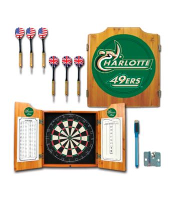 Trademark Games™ University of North Carolina Charlotte Dart Cabinet w/ Board