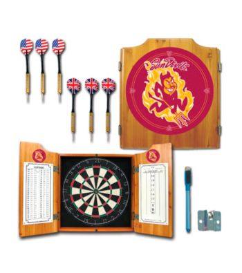 Trademark Games™ Arizona State University Dart Cabinet with Darts and Board