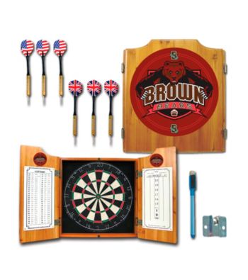 Trademark Games™ Brown University Dart Cabinet with Darts and Board