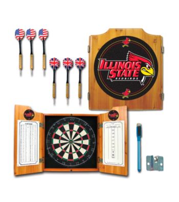 Trademark Games™ Illinois State University Dart Cabinet with Darts and Board