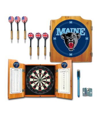 Trademark Games™ University of Maine Dart Cabinet with Darts and Board