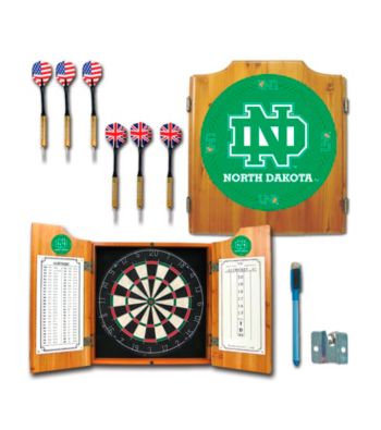 Trademark Games™ University of North Dakota Dart Cabinet with Darts and Board