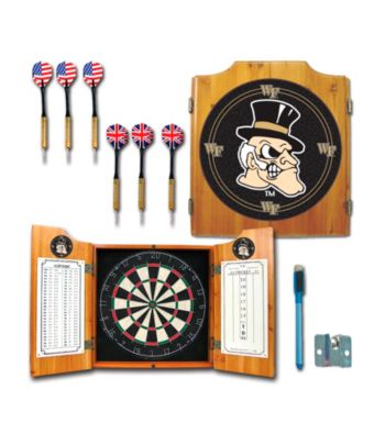 Trademark Games™ Wake Forest University Dart Cabinet Includes Darts and Board