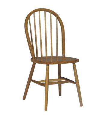 International Concepts Windsor High Spindleback Wood Chair With Plain Legs