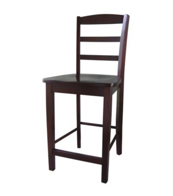 International Concepts Madrid Counterheight Wood Stool