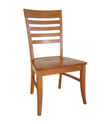 International Concepts Set of 2 Roma Wood Dining Chairs