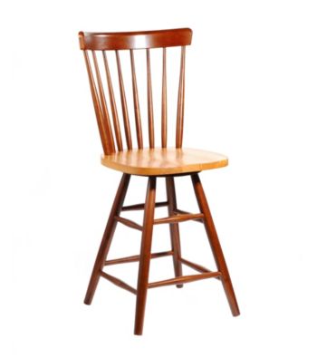 International Concepts Copenhagen Wood Swivel Stool