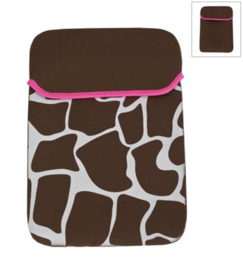 Rockland® Computer Sleeve - Pink Giraffe
